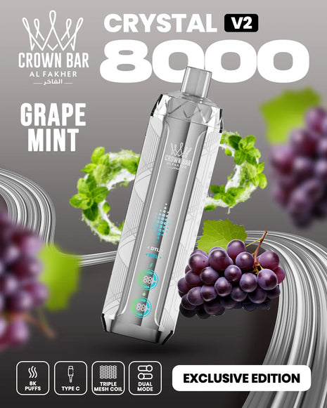 CROWN BAR CRYSTAL V2 - Grape Mint