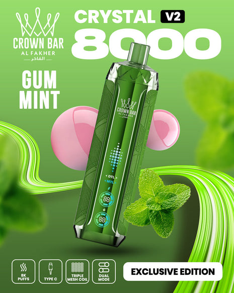 CROWN BAR CRYSTAL V2 - Gum Mint