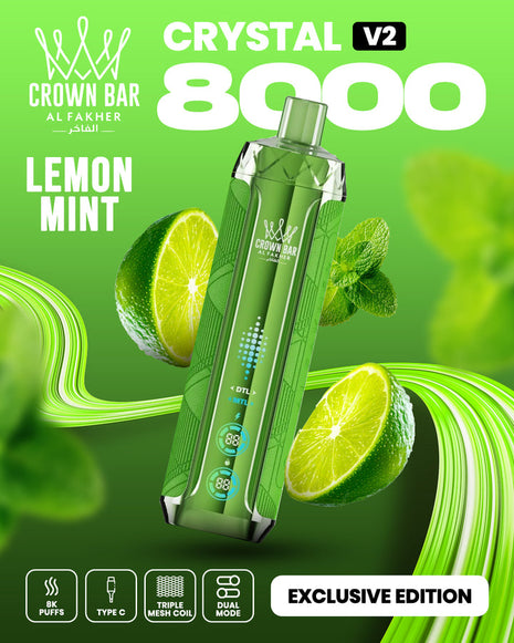 CROWN BAR CRYSTAL V2 - Lemon Mint