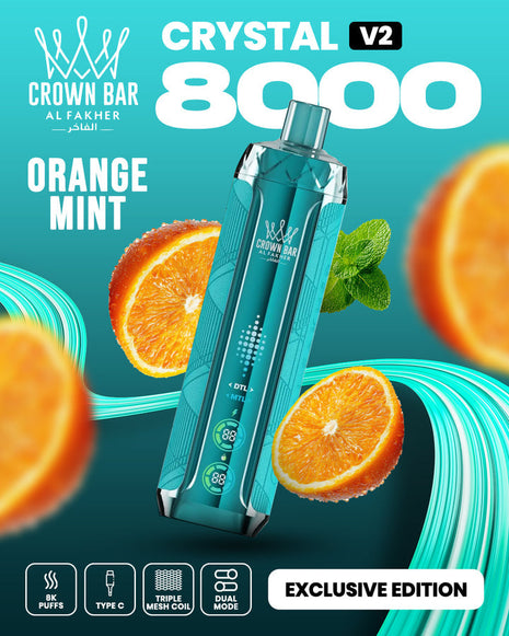 CROWN BAR CRYSTAL V2 - Orange Mint