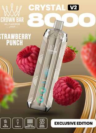 CROWN BAR CRYSTAL V2 - Strawberry Punch