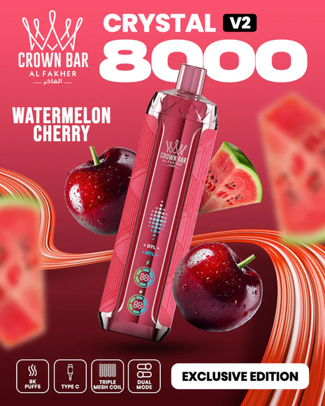 CROWN BAR CRYSTAL V2 - Watermelon Cherry