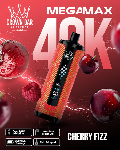 CROWN BAR 40K - Cherry Fizz