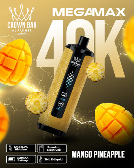 CROWN BAR 40K - Mango Pineapple