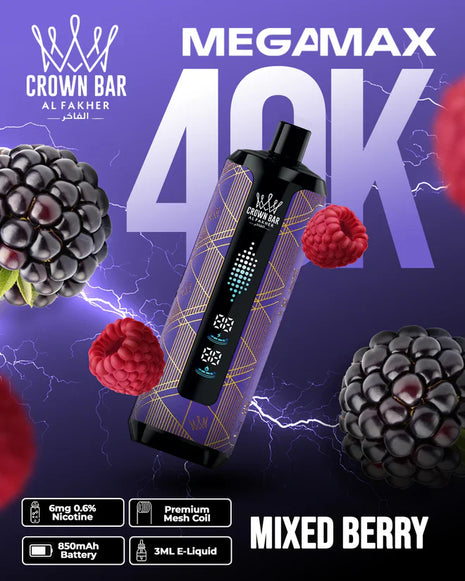 CROWN BAR 40K - Mixed Berry