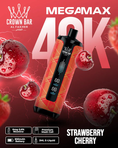 CROWN BAR 40K - Strawberry Cherry