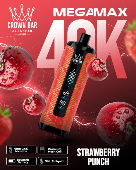 CROWN BAR 40K - Strawberry Punch