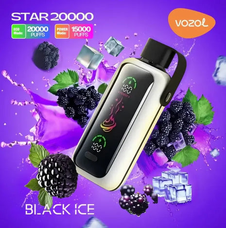 VOZOL STAR 20K - Black Ice