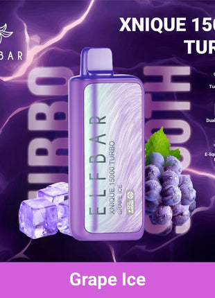 ELFBAR 15K XNIQUE - Grape Ice