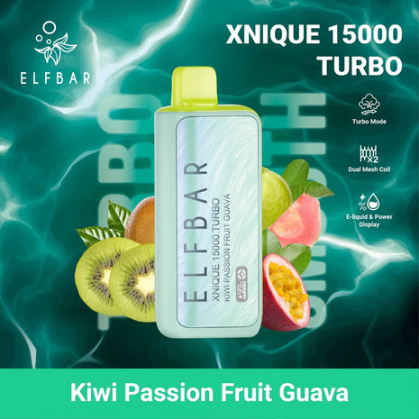 ELFBAR 15K XNIQUE - Kiwi Passionfruit Guava