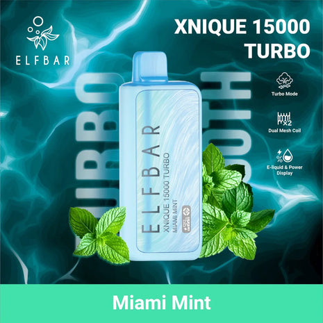 ELFBAR 15K XNIQUE - Miami Mint