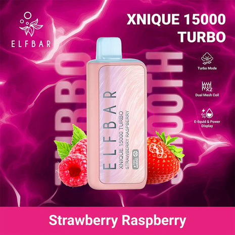 ELFBAR 15K XNIQUE - Strawberry Raspberry