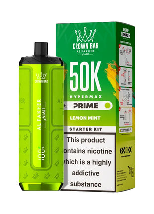 AL FAKHER Hypermax Prime 50K Lemon Mint – 50.000 Züge kaufen – Vape Flow