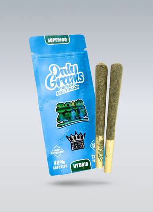 SUPERIOR PRE-ROLLS 40% - Sour Apple 3g