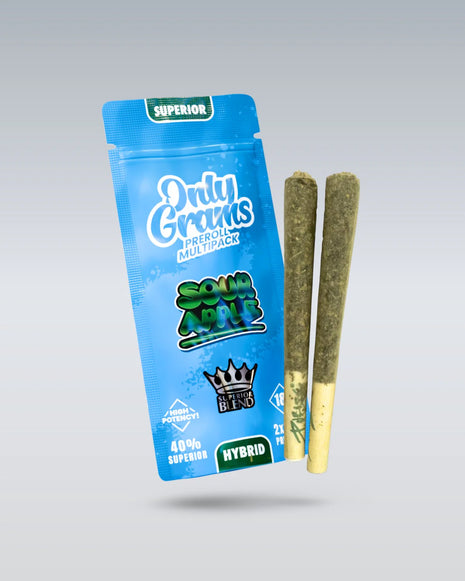 SUPERIOR PRE-ROLLS 40% - Sour Apple 3g